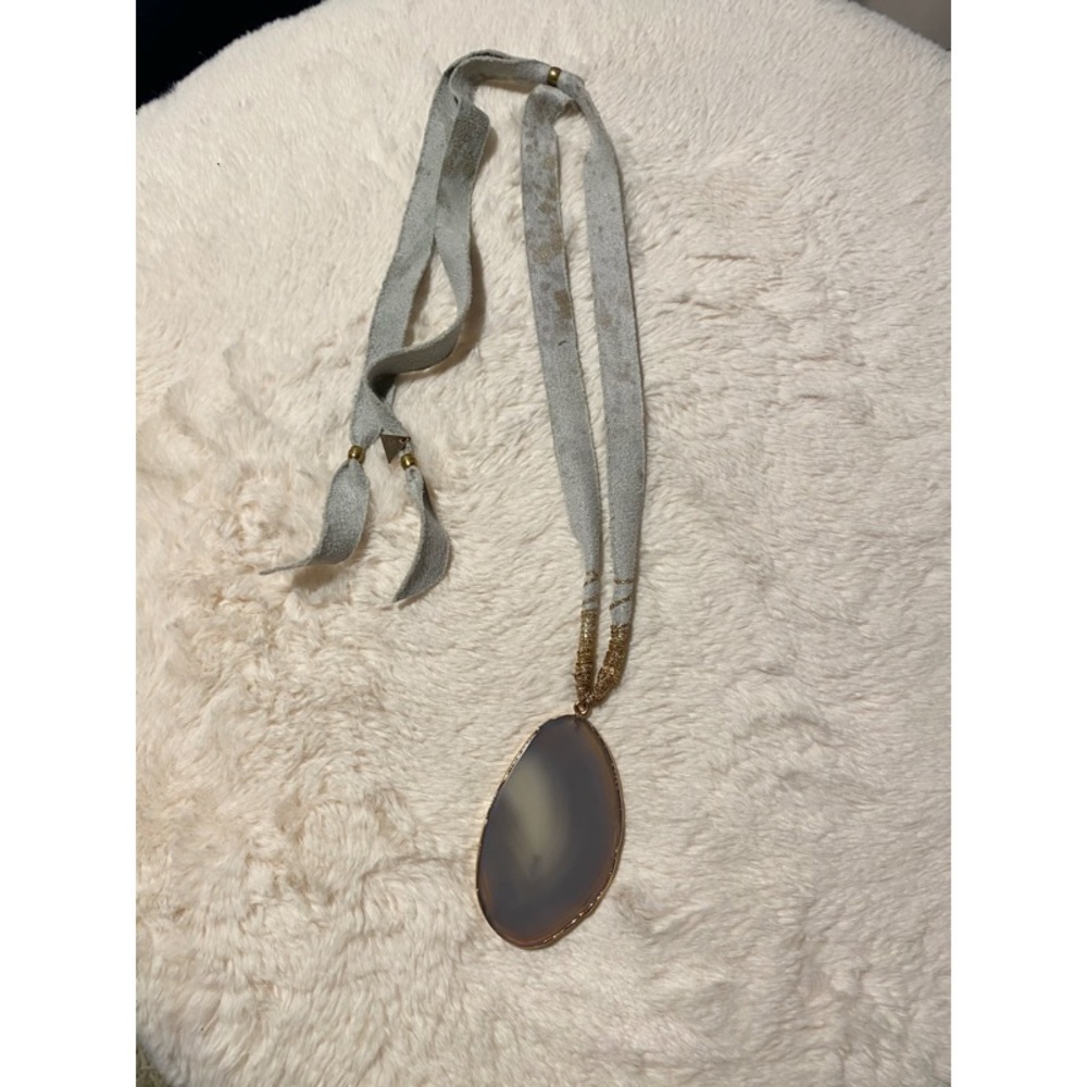 Anthropologie Geode Necklace